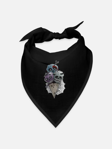 GothICECream Deluxe Eis - Bandana Dreieckstuch - Schwarz