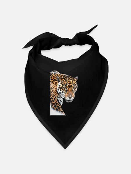 Jaguar - Bandana Dreieckstuch - Schwarz