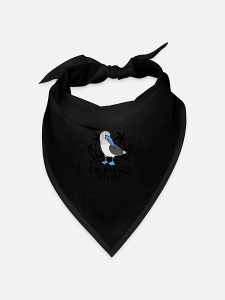 Tölpel Seevögel Blaufußtölpel - Bandana Dreieckstuch - Schwarz