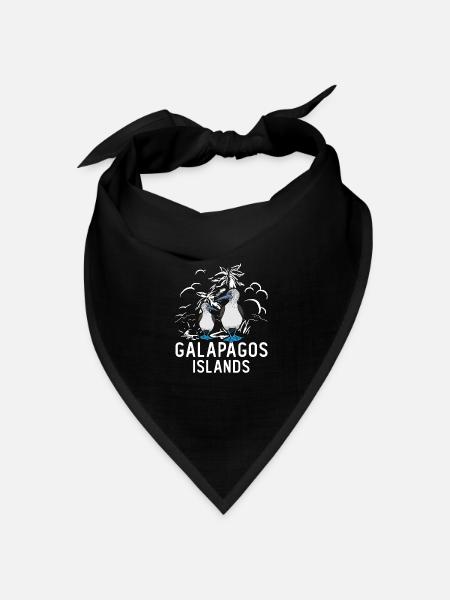Boobies Seevögel Blau-Fuß-Booby-Vogel - Bandana Dreieckstuch - Schwarz