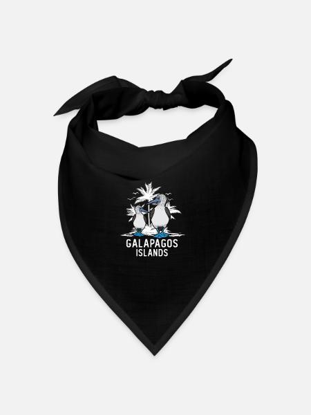 Boobies Seevögel Blau-Fuß-Booby-Vogel - Bandana Dreieckstuch - Schwarz