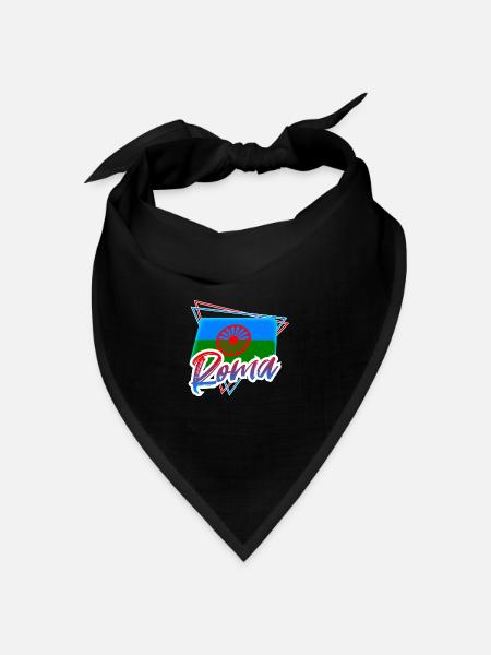 Roma - Bandana Dreieckstuch - Schwarz