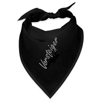 Vorsteiger - Bandana Dreieckstuch - Schwarz - Vorne