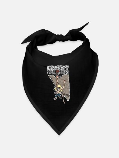 Gravity Kletter T Shirt - Bandana Dreieckstuch - Schwarz