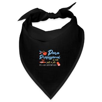 Paraprofessional - Bandana Dreieckstuch - Schwarz - Vorne