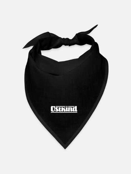 Ostkind Schriftzug - Bandana Dreieckstuch - Schwarz