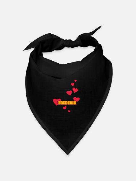 Frederik - Bandana Dreieckstuch - Schwarz