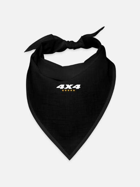 4X4 4X4 - Bandana Dreieckstuch - Schwarz