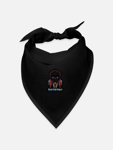 Doraemon - Bandana Dreieckstuch - Schwarz