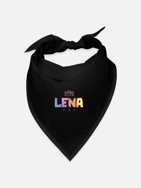 Lena - Bandana Dreieckstuch - Schwarz