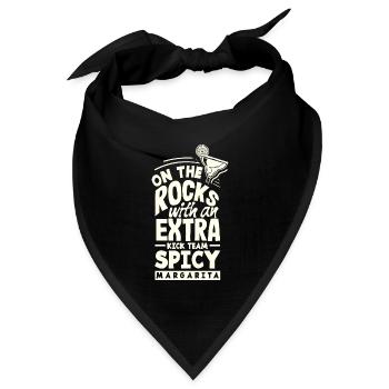 Attenzione Spicy Margarita Cocktail Lover's - Bandana Dreieckstuch - Schwarz - Vorne