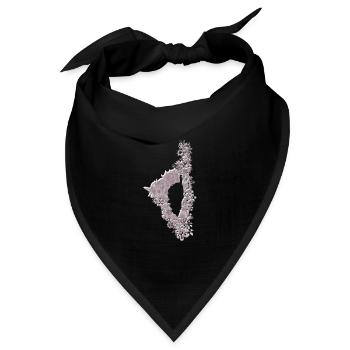 Korsika - Bandana Dreieckstuch - Schwarz - Vorne