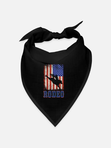 Rodeo - Bandana Dreieckstuch - Schwarz