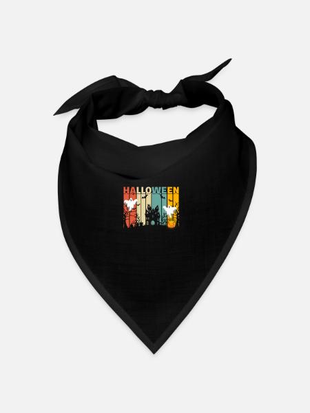 Halloween - Bandana Dreieckstuch - Schwarz