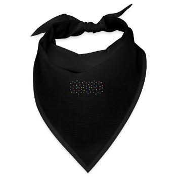 Pan dreiecke - Bandana Dreieckstuch - Schwarz - Vorne