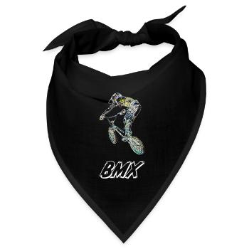 BMX - Bandana Dreieckstuch - Schwarz - Vorne