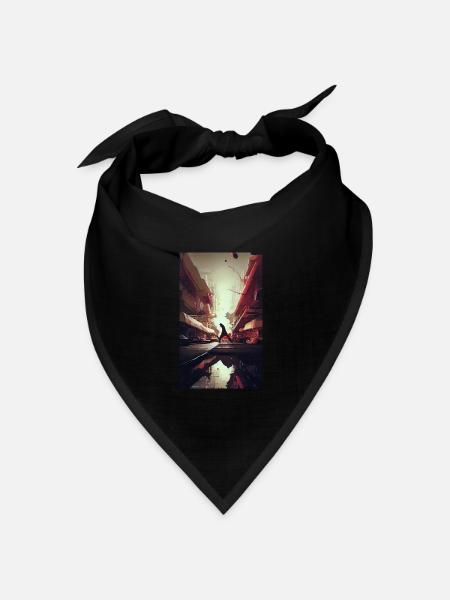 hero passion winner sports ai create - Bandana Dreieckstuch - Schwarz
