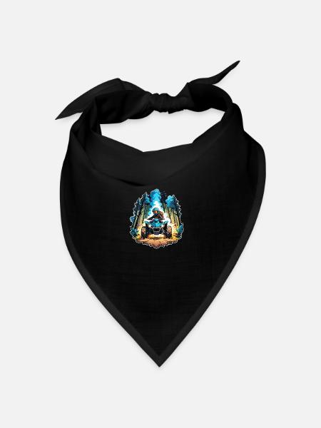 Quad & Offroad - Bandana Dreieckstuch - Schwarz