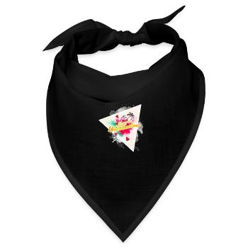 No Summer - Bandana Dreieckstuch - Schwarz - Vorne