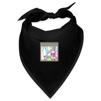 Das ist keine Phase - Bandana Dreieckstuch - Schwarz - Vorne