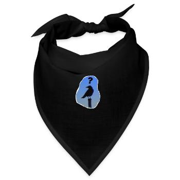 TOMZOFF RaBe wundert sich - Bandana Dreieckstuch - Schwarz - Vorne