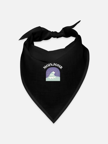 MOINJOUR WAVE - MoinJour 31 - Bandana Dreieckstuch - Schwarz