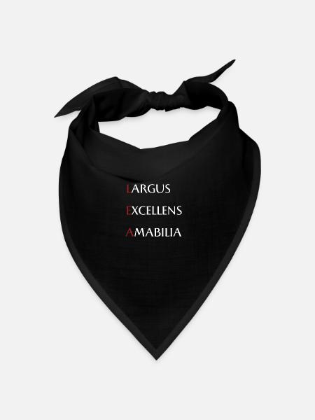 Lea - Bandana Dreieckstuch - Schwarz