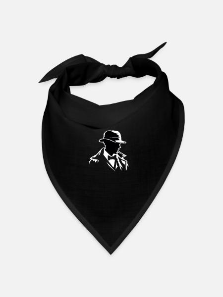 Sherlock - Bandana Dreieckstuch - Schwarz
