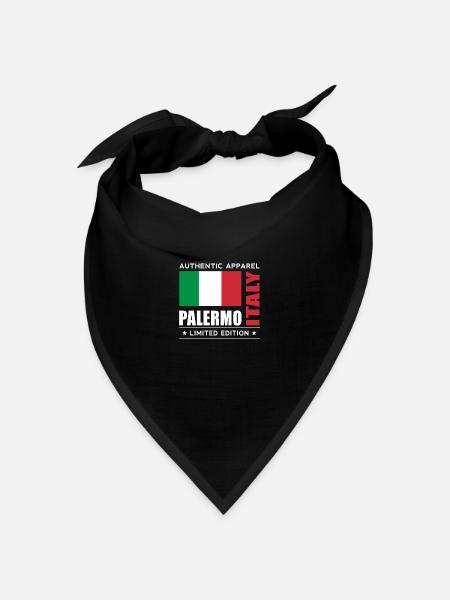 Palermo - Bandana Dreieckstuch - Schwarz