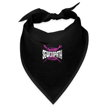 Sewciopath Sewing accessories - Bandana Dreieckstuch - Schwarz - Vorne