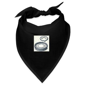 Babbldeckel - Bandana Dreieckstuch - Schwarz - Vorne
