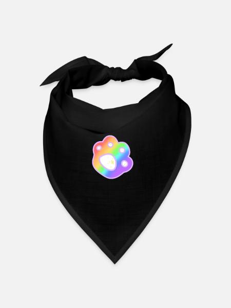 Pride Paw - Bandana Dreieckstuch - Schwarz