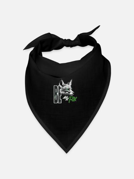 Sei Fuchs - Bandana Dreieckstuch - Schwarz
