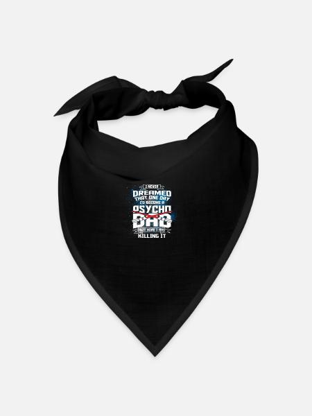 PSYCHO DARTH DAD X2X - Bandana Dreieckstuch - Schwarz