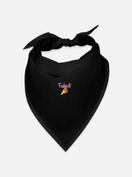 Fudge it - Bandana Dreieckstuch - Schwarz