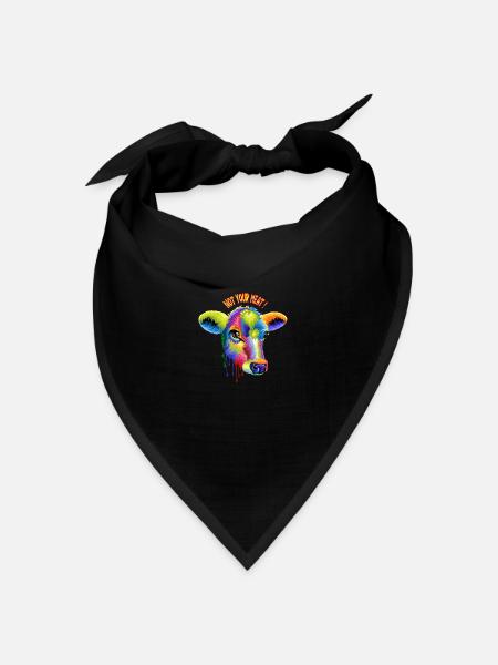 Not your Meat - Bandana Dreieckstuch - Schwarz