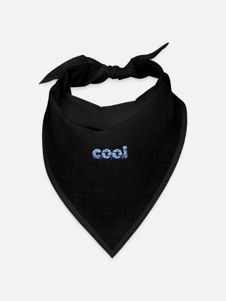 Cool Cool Cool - Bandana Dreieckstuch - Schwarz