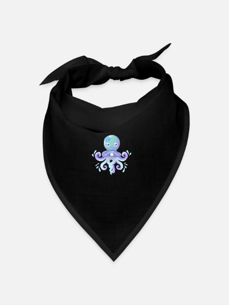 OctoCute edition 2018 - Bandana Dreieckstuch - Schwarz