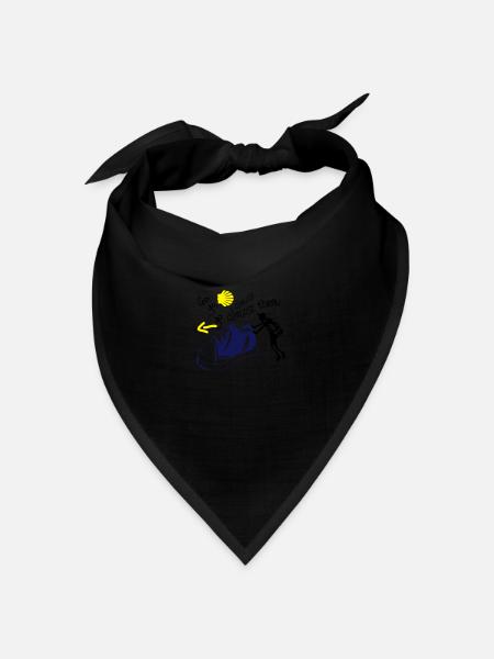 Go Go Go Fast da - Bandana Dreieckstuch - Schwarz