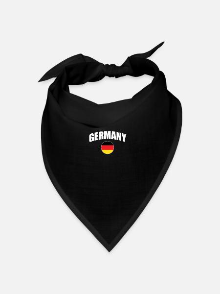 Germany - Bandana Dreieckstuch - Schwarz