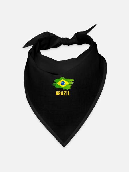 brazil - Bandana Dreieckstuch - Schwarz