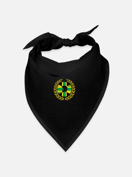 UNITY JAM SKA LAUREL DESIGN - Bandana Dreieckstuch - Schwarz