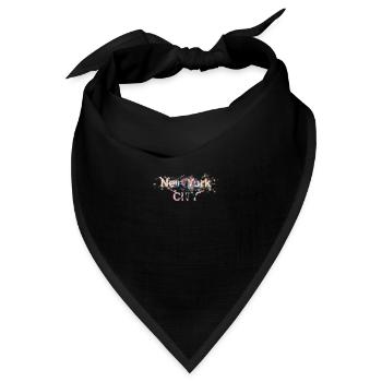 New York City - Bandana Dreieckstuch - Schwarz - Vorne