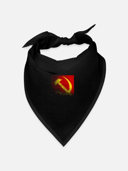 Kommunismus - Bandana Dreieckstuch - Schwarz