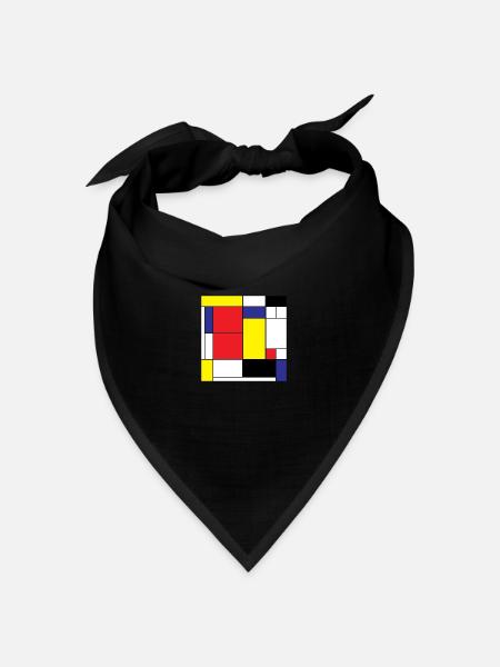Mathe-Symbole Moderne Kunst Vintage-Geschenkidee - Bandana Dreieckstuch - Schwarz