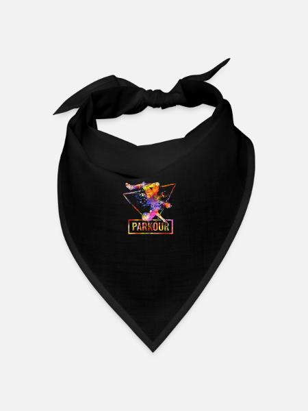 Parkour - Bandana Dreieckstuch - Schwarz