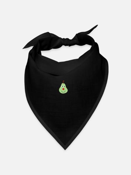 Weihnachtsbirne - lustig - Bandana Dreieckstuch - Schwarz