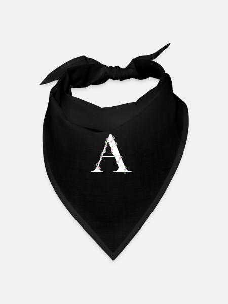A - Bandana Dreieckstuch - Schwarz