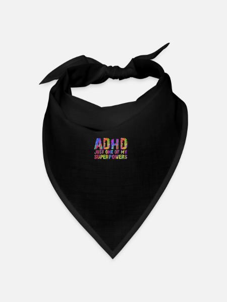 Adhs - Bandana Dreieckstuch - Schwarz