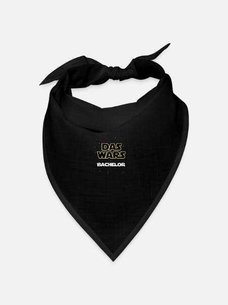 Das wars - Bachelor - Bandana Dreieckstuch - Schwarz